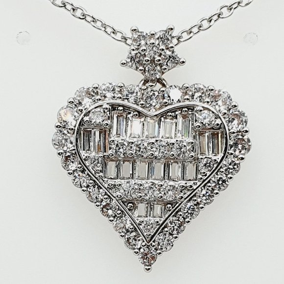 💥 Lovely Latest Full Zircon Pendent Necklace for Women, EVGG1013 - Picture 5 of 12